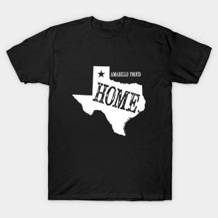 My Home is Amarillo (White Ink) T-Shirt